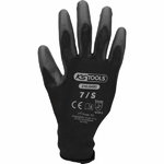 Gloves, micro fine, black, 12 pair, 7 , KS Tools