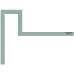 Flange Square 300 x 300mm, chromed, Vögel