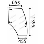 Door glass, RH LANDINI, Bepco