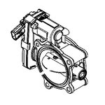 Throttle Hitachi, JCB