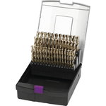 Twist drills set 25 pcs HSSE-Co5 Ø1-13mm HSSE-Co5, Optimum