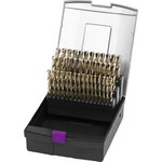 Metal drill bit set HSS-Co5 Ø6-10mm 41pcs (0,1mm step), Optimum
