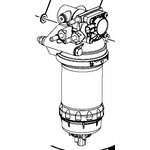 Degvielas sūknis ar filtru T5, JCB
