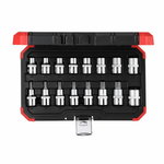 Socket set 1/2 TX E10-24 T30-70 16pcs R68003016, Gedore RED