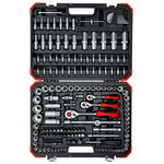 Socket set 1/4+3/8+1/2 172pcs R45603172, Gedore RED