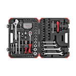 Tool set 1/4'' +1/2'' 97pcs R46003097, Gedore RED