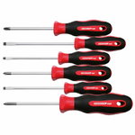 2C-handle-screwdriver set PH+SL 6pcs R38002006, Gedore RED