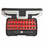 Otsakute komplekt 1/4´´ SL+PH+PZ+TX+ hex. 32tk R33005031 4, Gedore RED