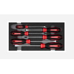 Screwdriver set PZ+SL 2/6 CT-module 6pcs R22150014, Gedore RED