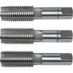 HSS Co hand drill tap set M, 3 pcs, M2x0,4, KS Tools