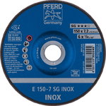 Grinding wheel SG INOX 150x7,2mm, Pferd