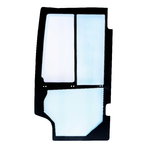 Door glass, tempered (without sliding glass), CVA