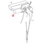 Variklis lango valytuvo, JCB