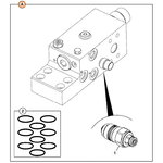 Valve HBCV dipper, JS, JCB