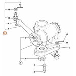 DRAG LINK 900mm, JCB