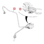 Pressure hose Adblue T4F, JCB