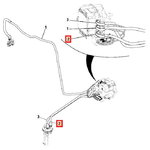 Return hose Adblue T4F, JCB