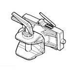 Coupling manual pin, JCB