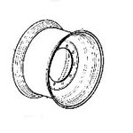 Rhim wheel TW20Bx30, JCB
