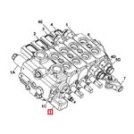 Valve Inlet Sectio, JCB