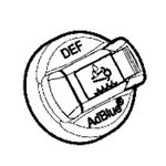 Korķis adblue 40mm T4F, JCB