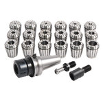 Collet chuck kit ISO 30 / ER32 - M12 / BT30, Optimum