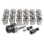 Collet chuck kit ISO 40 / ER32 - M16 / BT40, Optimum