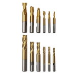 End mill setEnd mill set HSS, 12-piece, Optimum