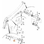 Pivot pin tilt ram POWERBOOM 155, JCB
