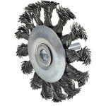 Steel wire circular brush 0,5mm, Ø 75mm, with 12mm 0,5mm,Ø75mm, KS Tools