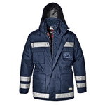 Ziemas jaka 4-in-1 POLICE, zila ar atstarotājiem, M, Sir Safety System