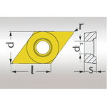 Treiterad HM ISO DCMT070204 5tk, Optimum