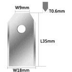 Blade set for Husqvarna/Gardena Long Life - 30pcs, Auto-Mow