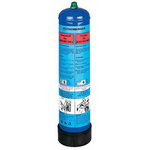 Oxygen one-way bottle (steel), 110bar,RW, Rothenberger