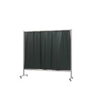 Welding screen with curtain, green-9 W215 x H200cm Omnium Si Omnium Single, Cepro