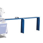3000 x 300 mm with length stop and manual measuring system, Metallkraft