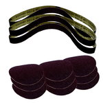 Sanding belt and disc set, 12pcs. BTS 700, Scheppach