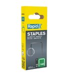 staples 140/10 SS 0.65M, blister pack 650 pcs 10mm, Rapid