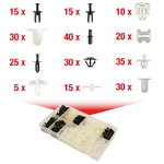 Trim Clips Assortment-Mercedes, 270 pcs, KS Tools