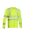 HiVis krekls 4248+, ar garām piedurknēm, CL3 dzeltens, S, Dimex