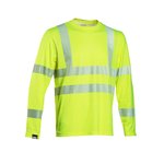 HiVis krekls 4248+, ar garām piedurknēm, CL3 dzeltens, L, Dimex