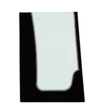 Front glass, lower, left, tempered KOMATSU WB 5/8 series, CVA