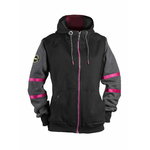 Džemperis  4332+, moteriškas, juoda, pilka L, Dimex