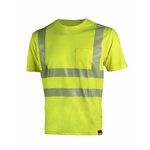 T-krekls 4338+, HiVis dzeltens S, Dimex