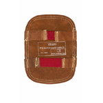 High heat reflective handshield, leather + aluminium, Weldas