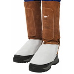 36 cm (15”) length Lava Brown legging with spat (pair), Weldas