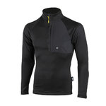 Lämpöpaita 4463+, neljännesvetoketju, pitkät hihat, musta XL, Dimex