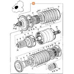 Clutch reverse, JCB