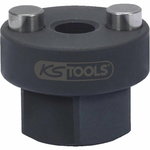 Leaf spring bolt socket for Volvo, 27mm, KS Tools