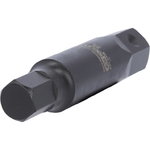 Impact bit socket hex adaptor, 107mm, 17mm, KS Tools